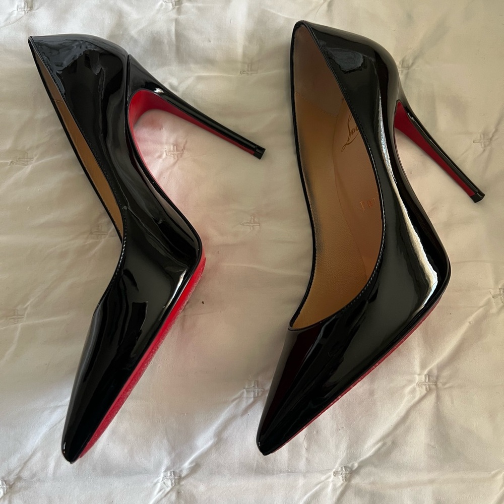 Elegant Black and Red Women's Heels
